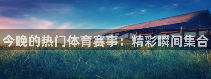 下载易游商城：今晚的热门体育赛事：精彩瞬间集合